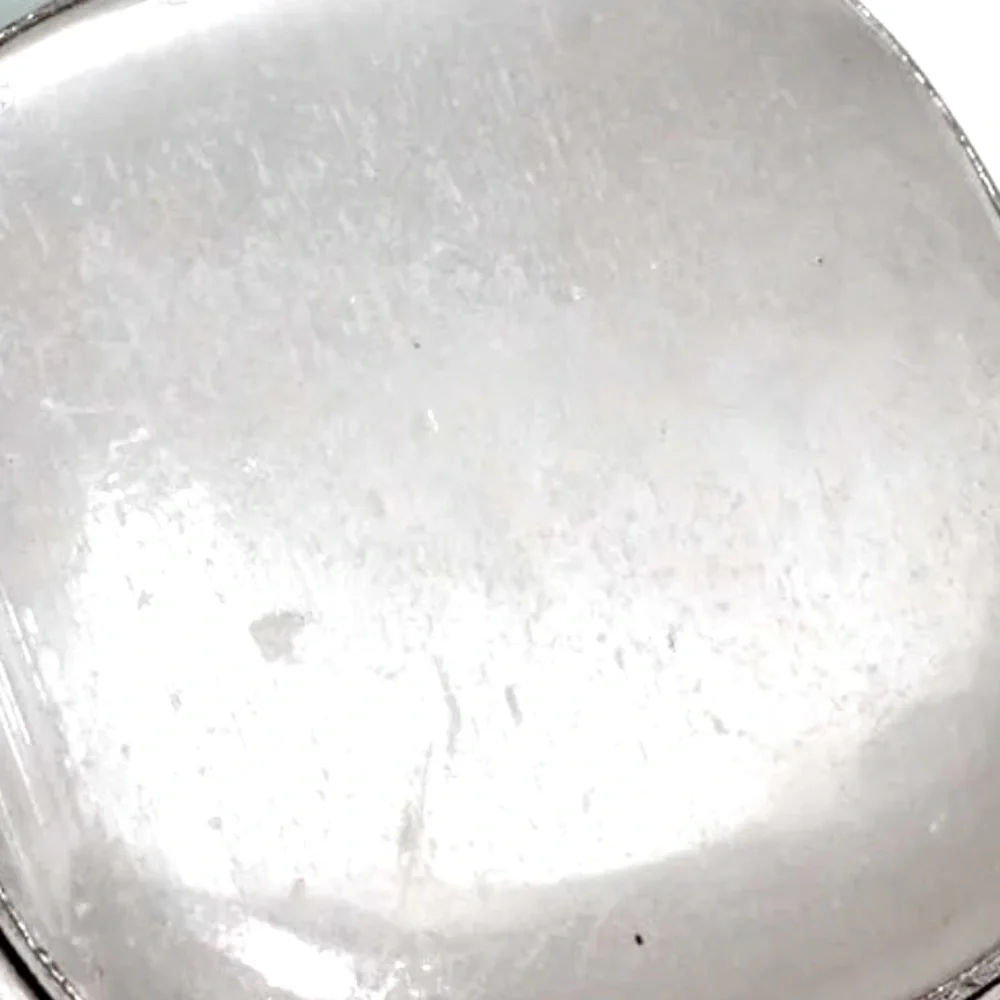 Selenite silver pendant